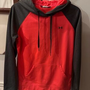Under Armour pink and grey Hoodie